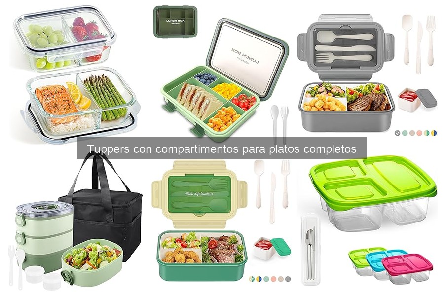 Mejores tuppers con compartimentos para niños en 2023