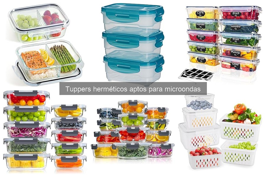 Mejores tuppers herméticos aptos para microondas en 2023