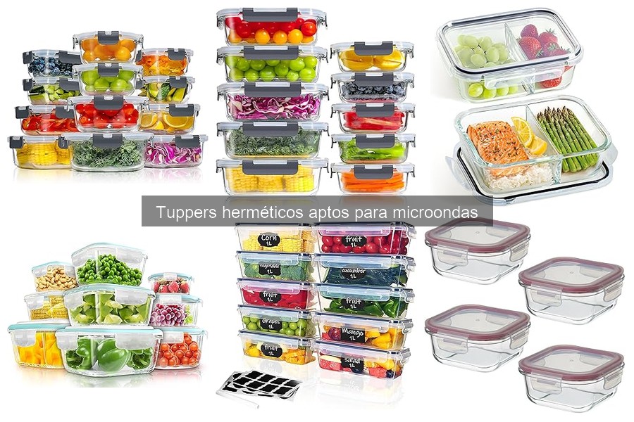Mejores tuppers herméticos aptos para microondas y dónde comprarlos