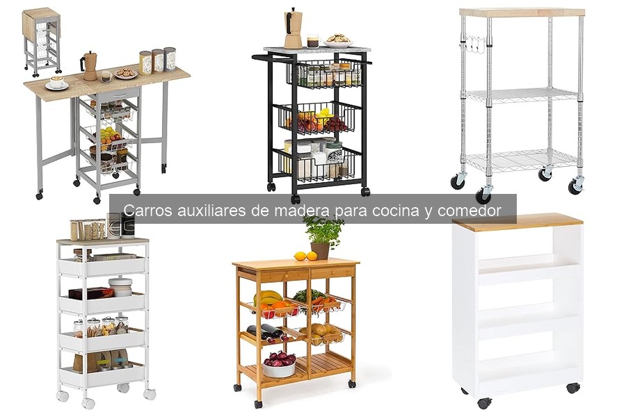 Ofertas y Descuentos en Carros Auxiliares de Madera
