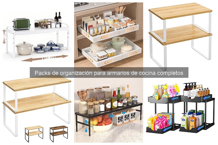 Ofertas y Precios de Packs de Organización para Cocina