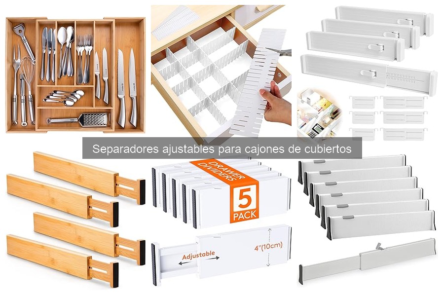 Ofertas y Precios de Separadores Ajustables para Cajones