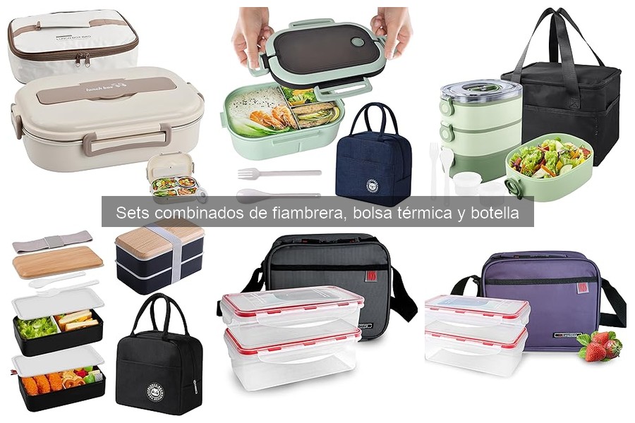 Ofertas y precios de sets combinados de fiambreras y bolsas