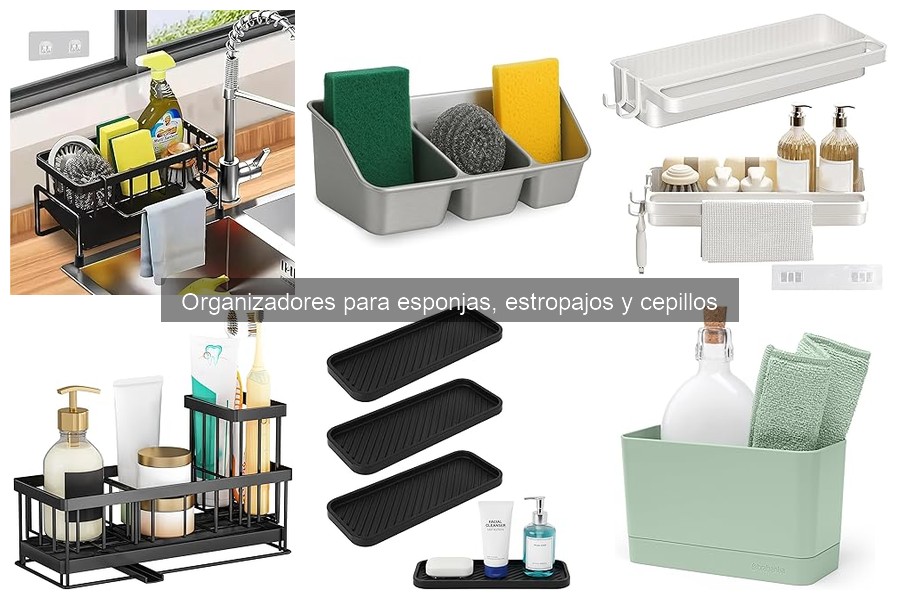 Opiniones de organizadores de esponjas y estropajos