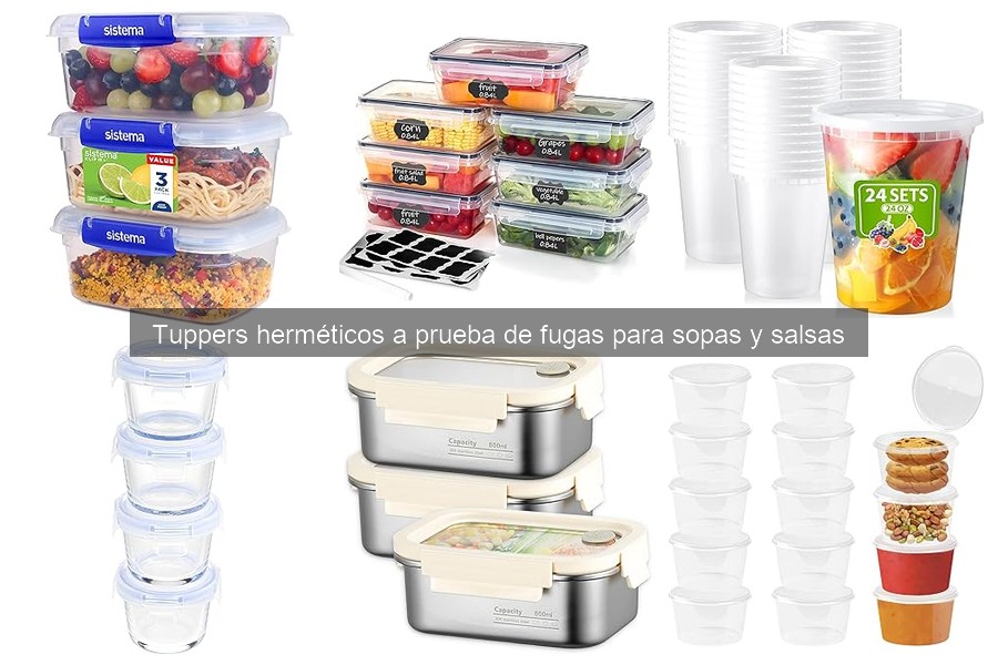 Opiniones de tuppers herméticos para sopas y salsas