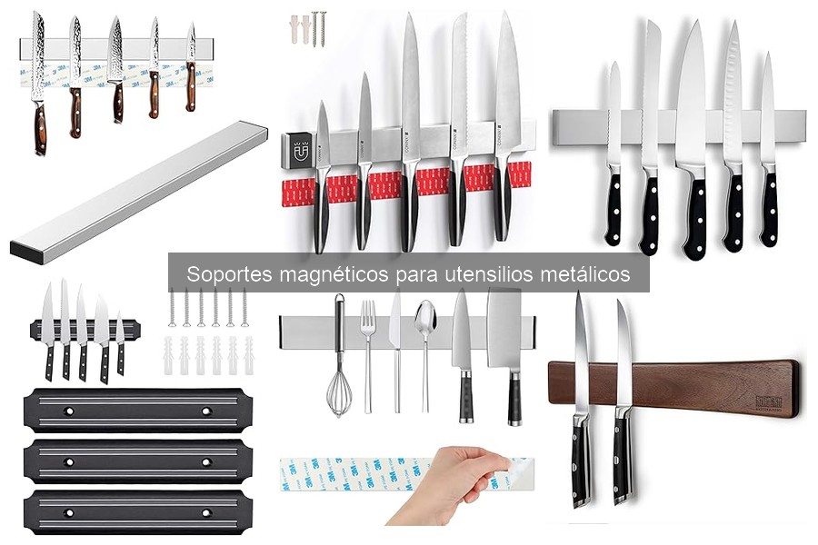 Opiniones de usuarios sobre soportes magnéticos para utensilios