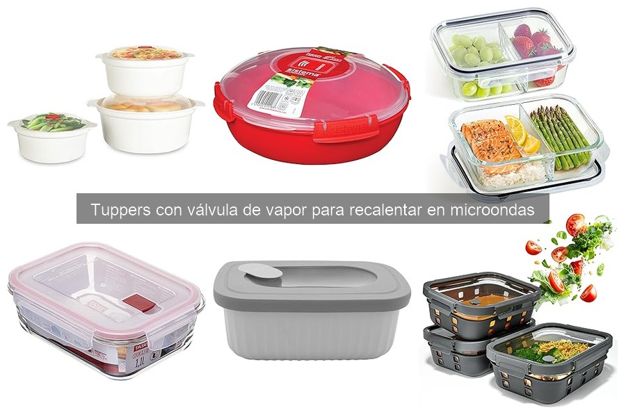 Opiniones de usuarios sobre tuppers con válvula de vapor