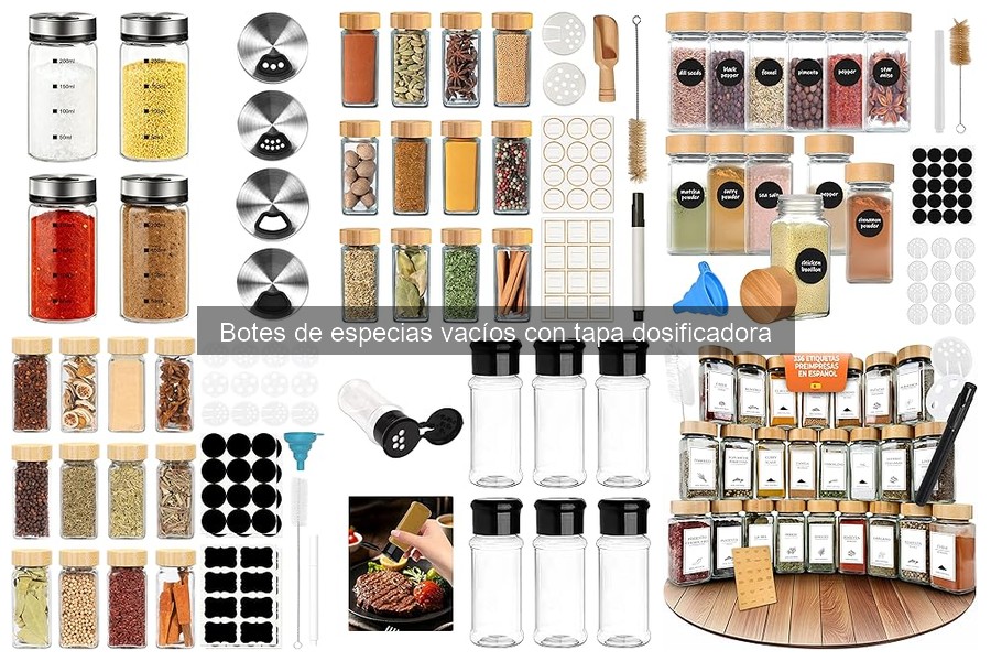 Opiniones sobre botes de especias vacíos: reseñas de usuarios
