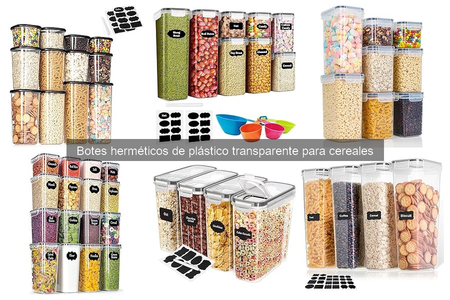 Opiniones sobre botes herméticos de plástico para cereales