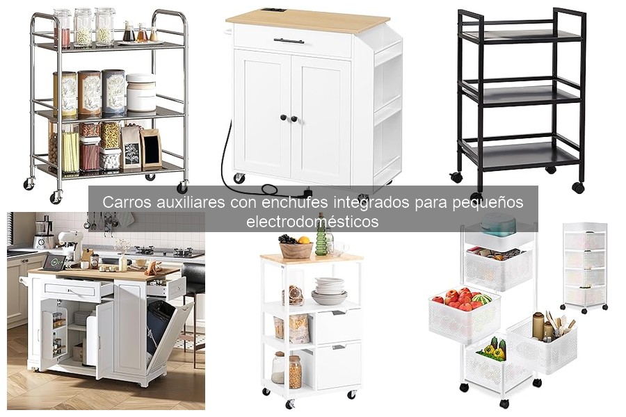 Opiniones sobre carros auxiliares con enchufes integrados