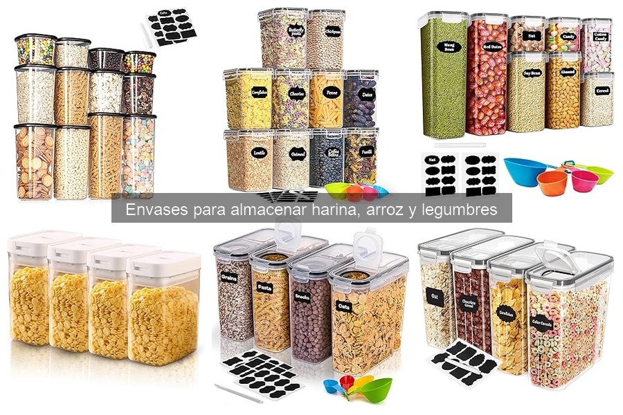 Opiniones sobre envases herméticos para almacenar legumbres
