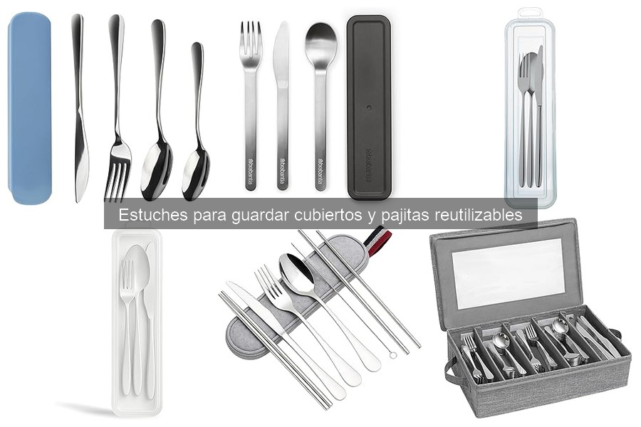 Opiniones sobre estuches de cubiertos y pajitas reutilizables