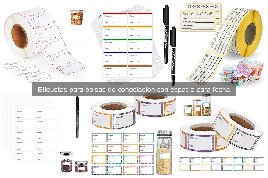 Opiniones sobre etiquetas para bolsas de congelación