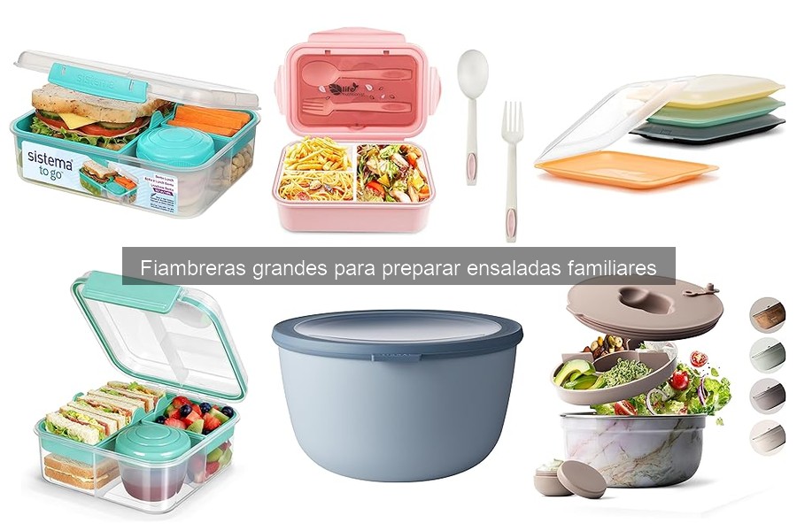 Opiniones sobre fiambreras grandes para ensaladas