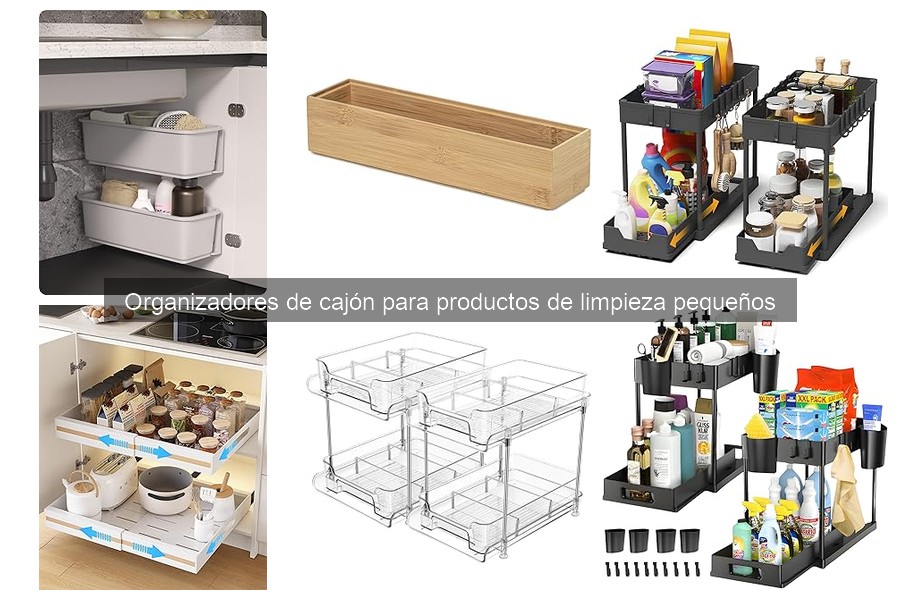 Opiniones sobre organizadores de cajón para productos de limpieza