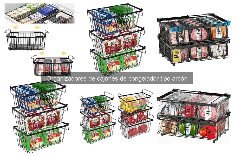 Opiniones sobre organizadores de cajones de congelador