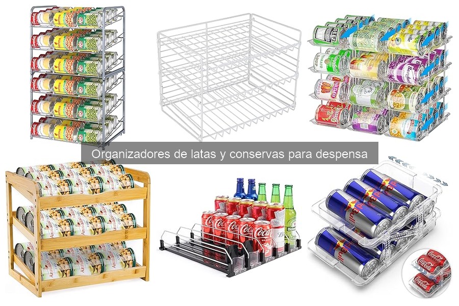 Opiniones sobre organizadores de latas y conservas populares