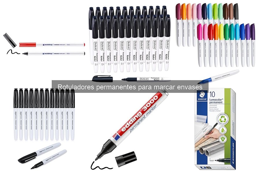 Opiniones sobre rotuladores permanentes para marcar envases