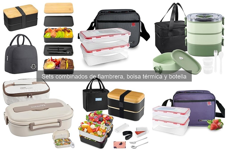 Opiniones sobre sets de fiambrera, bolsa térmica y botella