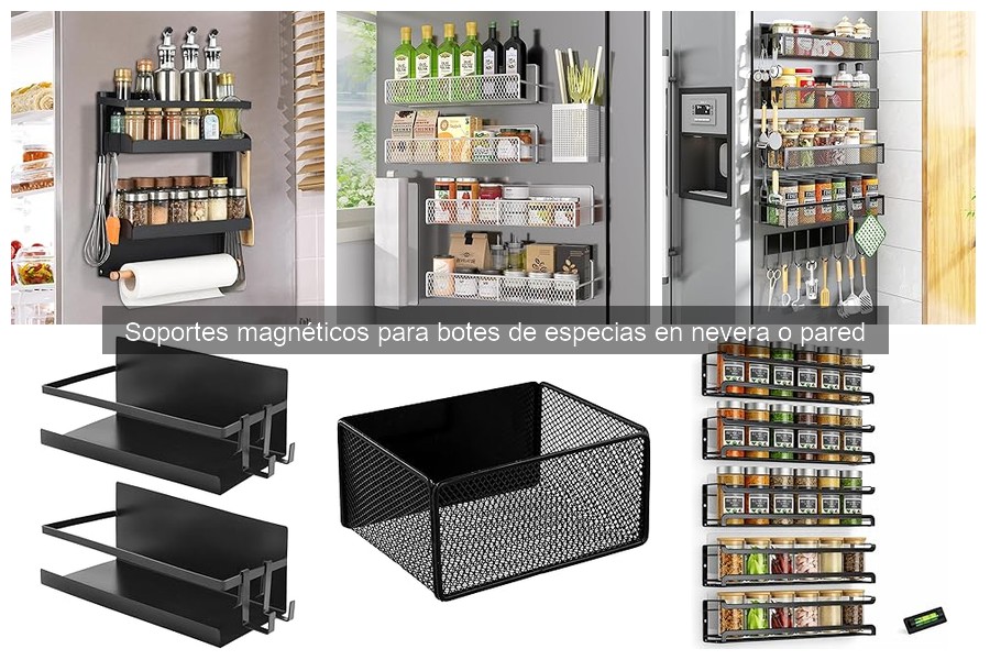 Opiniones sobre soportes magnéticos para especias en la cocina