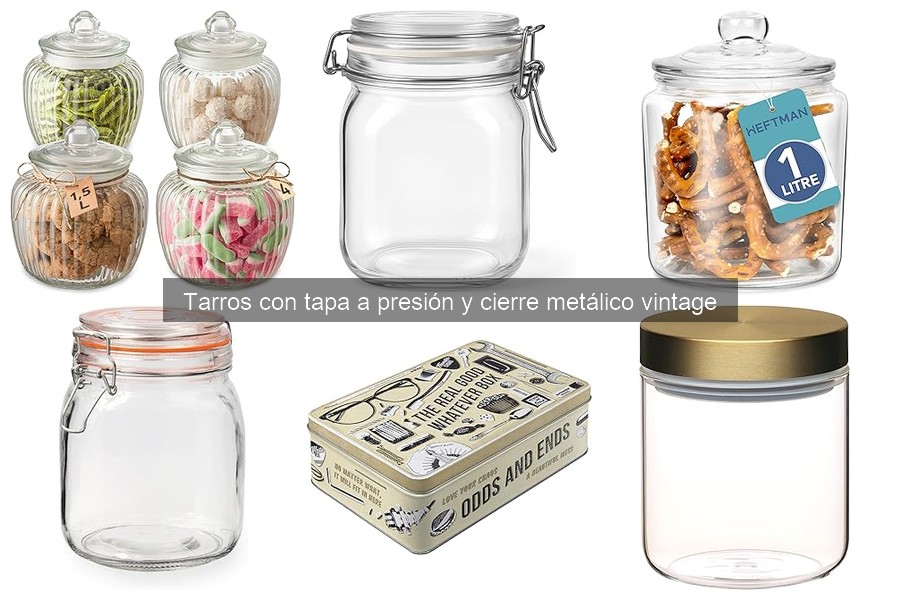 Opiniones sobre tarros vintage a presión: ¡Descubre cuáles destacan!