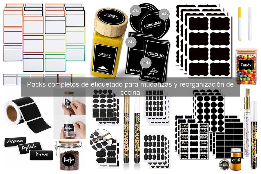 Organiza tu cocina tras una mudanza: Consejos y etiquetado