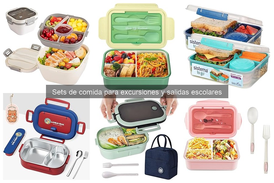Organización perfecta de sets de comida para excursiones