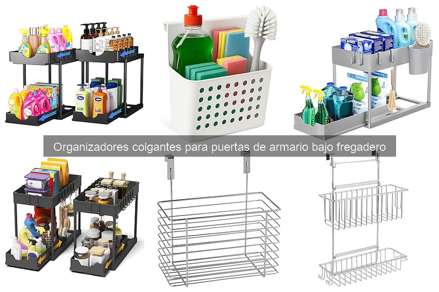 Organizadores colgantes para armarios de cocina: tipos y usos