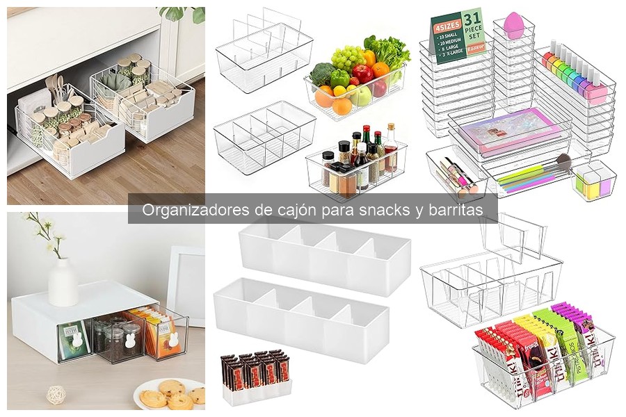 Organizadores de Cajón para Snacks y Barritas: ¿Qué son?