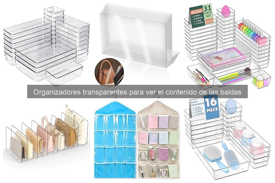 Organizadores transparentes en oferta: Mejores sitios de compra