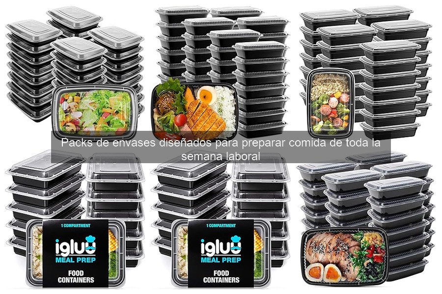 Packs de envases ecológicos para conservar alimentos