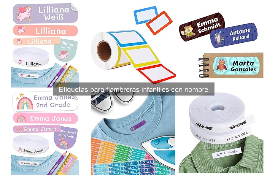 Personaliza etiquetas para fiambreras infantiles fácilmente