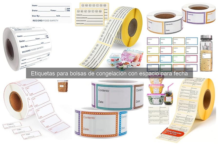 ¿Por qué etiquetar bolsas de congelación? Beneficios clave