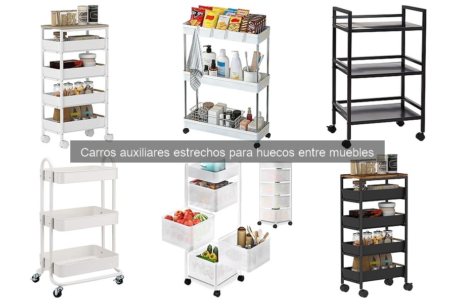 Precio promedio de carros auxiliares estrechos para cocina