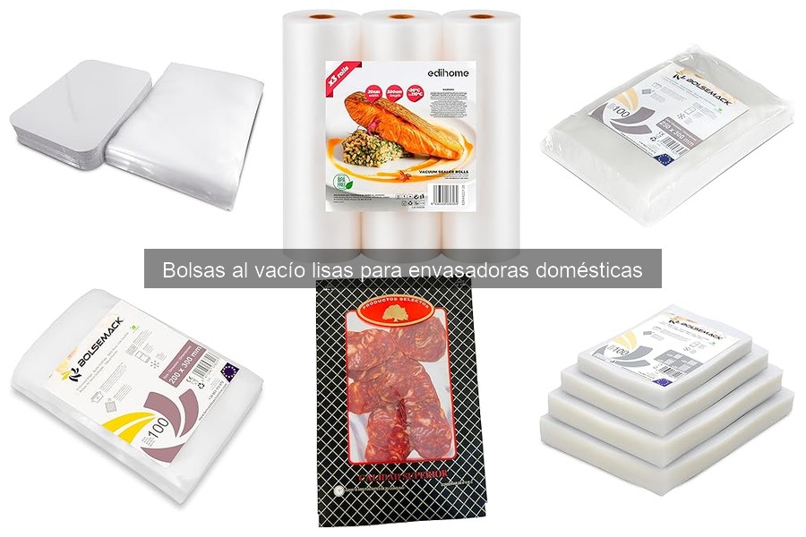 Precios de bolsas al vacío lisas y dónde comprarlas