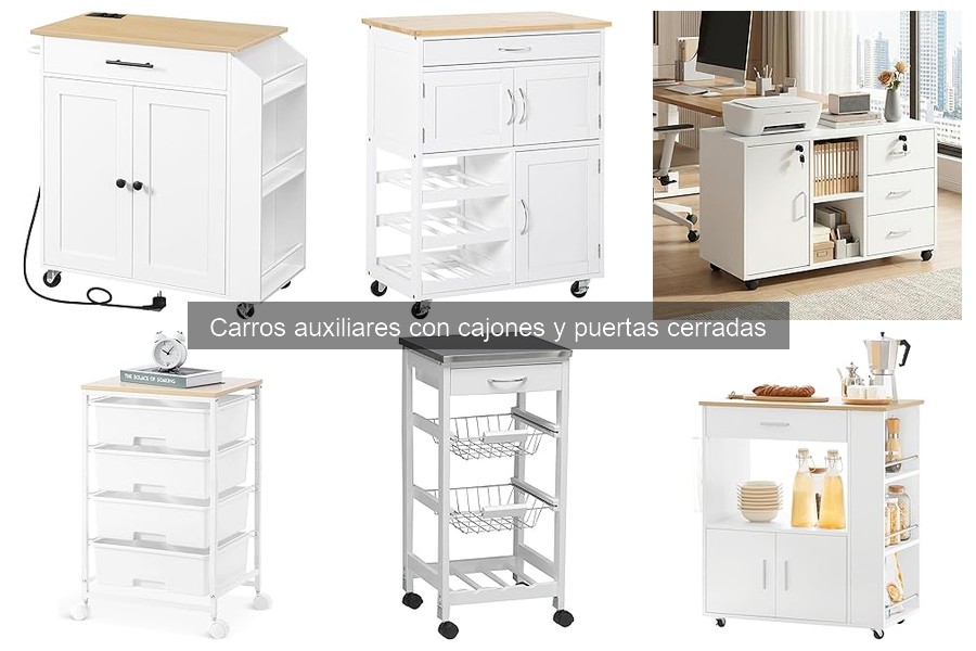 Precios de Carros Auxiliares con Cajones y Puertas Cerradas