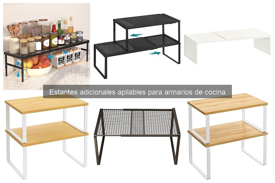 Precios de estantes apilables para cocina: guía de compra