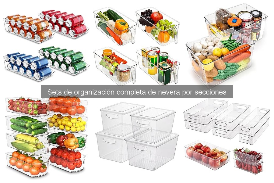 Precios de Sets de Organización de Nevera por Secciones