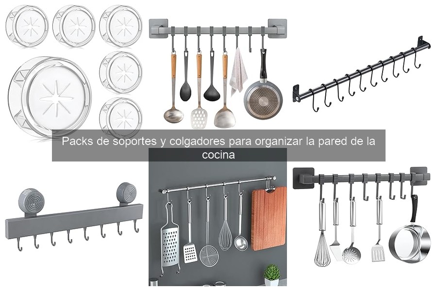 Preguntas frecuentes sobre soportes y colgadores de cocina