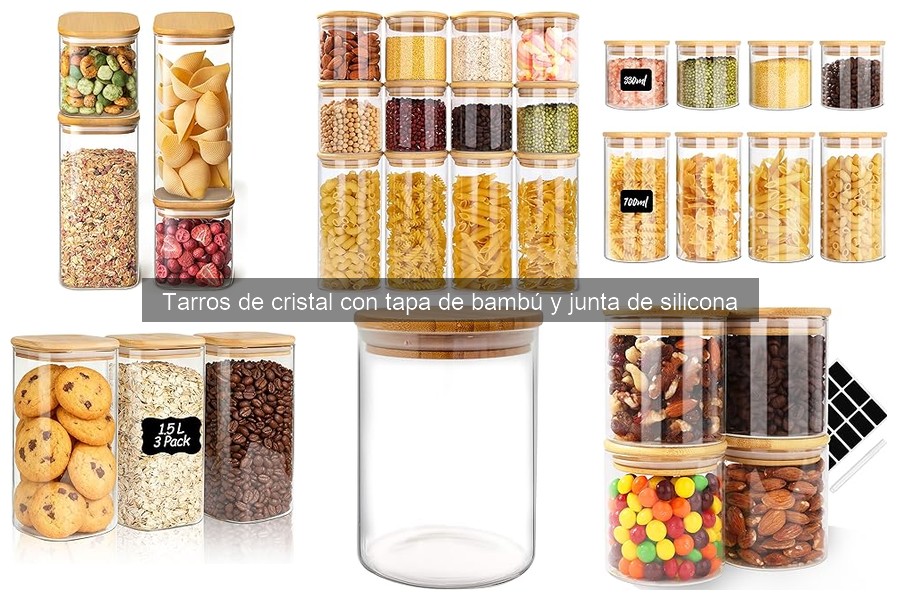 Preguntas frecuentes sobre tarros de cristal con tapa de bambú