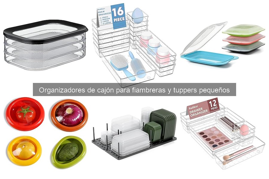 Problemas comunes al usar organizadores de cajón para fiambreras