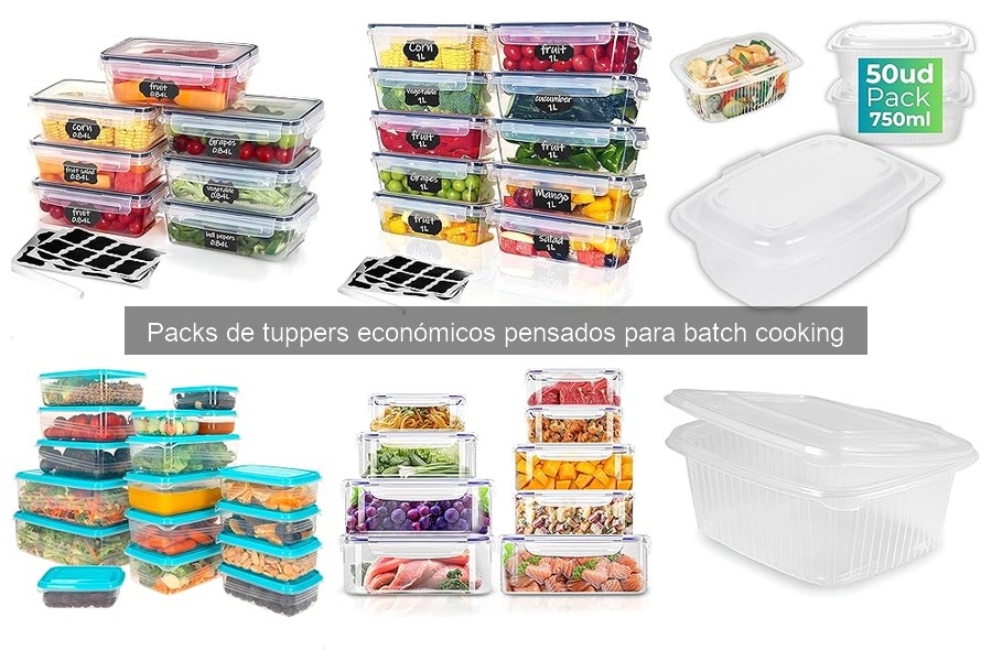 Problemas comunes al usar packs de tuppers económicos