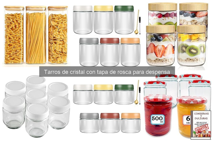 Problemas comunes al usar tarros de cristal con tapa de rosca