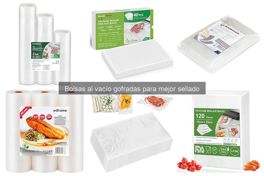 Problemas comunes con bolsas al vacío gofradas y soluciones