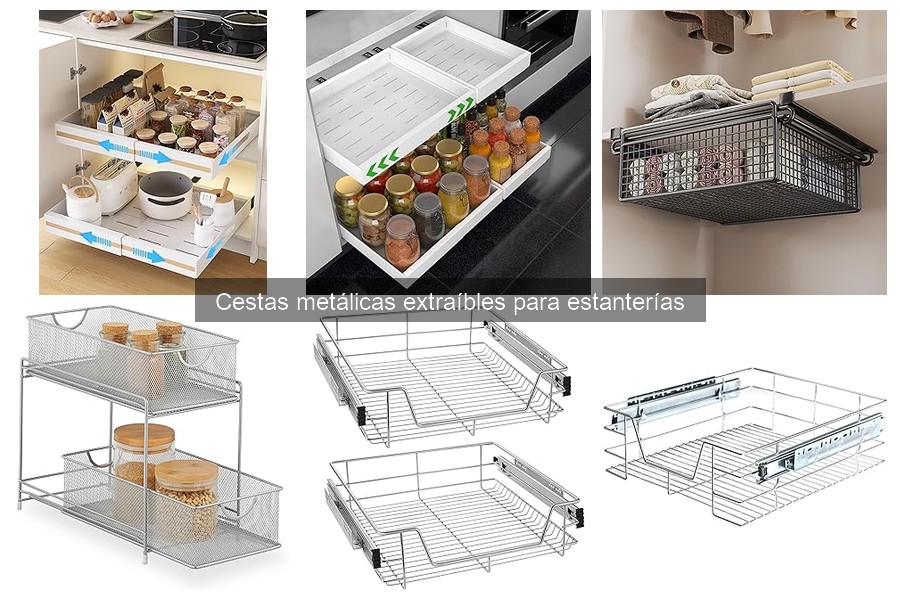 Problemas comunes con cestas metálicas extraíbles en la cocina