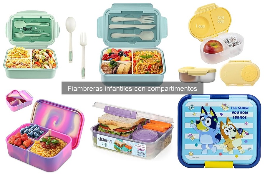 Problemas comunes con fiambreras infantiles con compartimentos