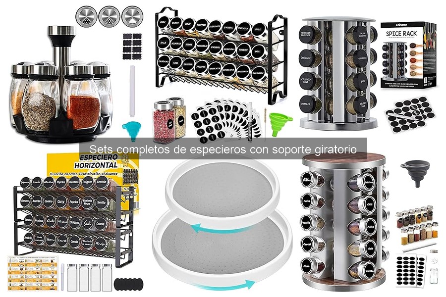 Problemas Comunes de los Sets de Especieros Giratorios