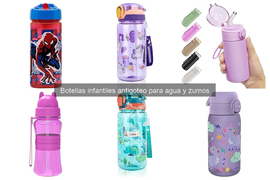 Problemas de botellas antigoteo para niños y soluciones