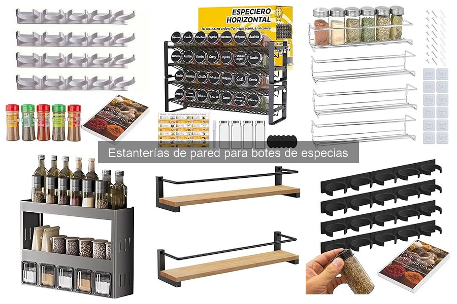 Problemas y soluciones comunes con estanterías de especias