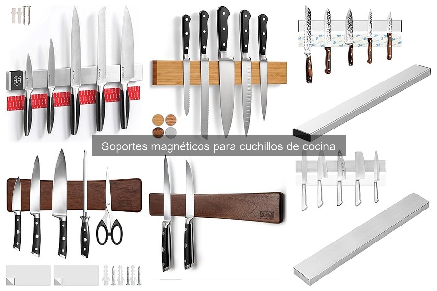 ¿Qué cuchillos usar con soportes magnéticos? Guía práctica